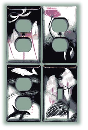 Enamelling on Steel - Light Switch Plates