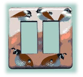 Enamelling on Steel - Light Switch Plates